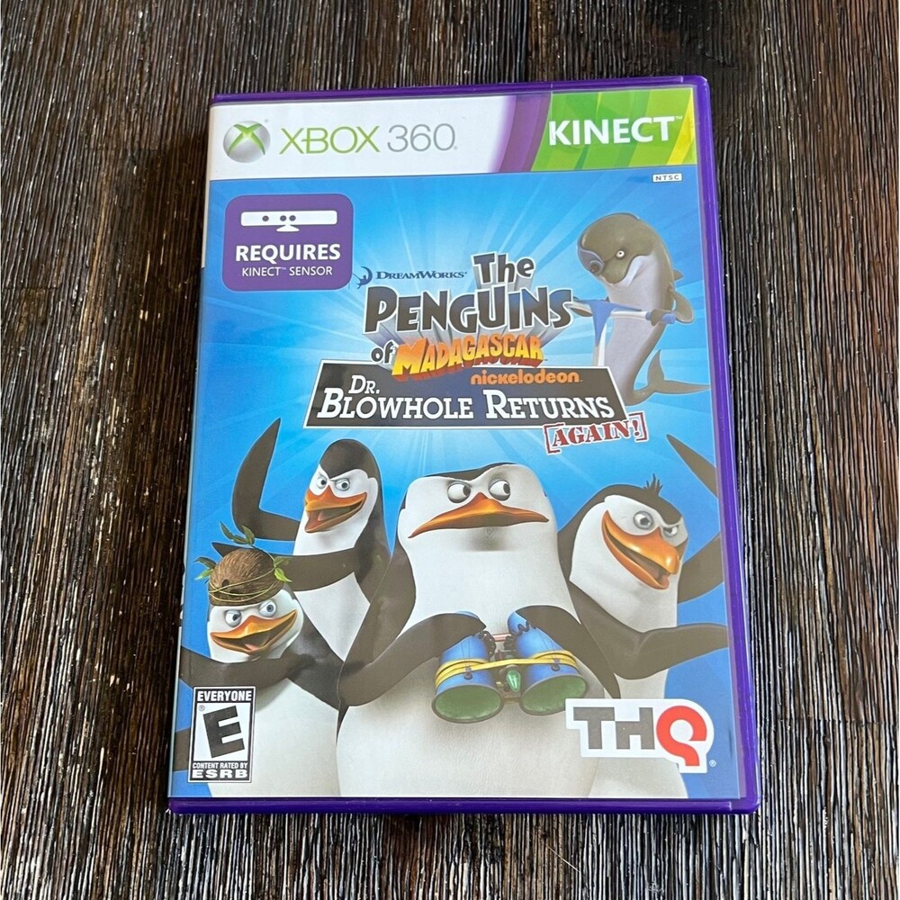 The Penguins of Madagascar Dr Doctor Blowhole Returns Again Xbox 360 Complete